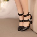 Women's Shoes Stiletto Heel Pointed Toe Pumps/Heels Office & Career/Dress Black/Pink/White