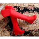 Women's Boots Spring / Fall / Winter Wedges / Fashion Boots Leatherette Outdoor / Casual Wedge Heel / Blue