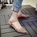 Women's Shoes Fabric Flat Heel Pointed Toe / Flats / Party & Evening / Dress /Blue / Gray / Almond