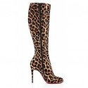 Women's Shoes Fleece Stiletto Heel Fashion Boots Boots Office & Career / Party & Evening / Dress Black / Brown