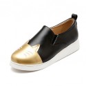 Women's Shoes Pigskin / Leather / Leather / Patent Leather Flat Skate Shoes / Comfort / Jelly / Styles / Pointed Toe /