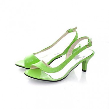 Women's ShoesStiletto Heel Heels/Open Toe Sandals Dress Black/Blue/Yellow/Green/Pink/White